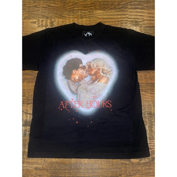 The Weekend XO After Hours T Shirt Adult Large Black Short Sleeve Crewneck Rare - Picture 1 of 4